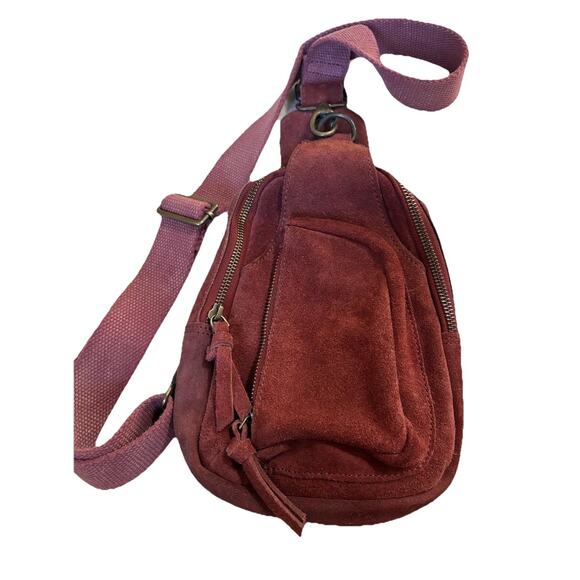 Free People hudson sling bag 100% Cow Leather - Picture 1 of 7
